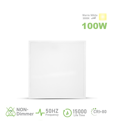 پنل LED توکار 100 وات آفتابی 60×60 مربع