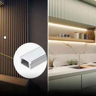لاین نوری لبه دار کابینت و TVوال با ابعاد mm 17X5 برند عمادلایت