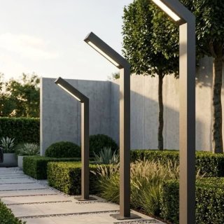 چراغ پارکی مدل افرا یک طرفه ارتفاع 3 متر
